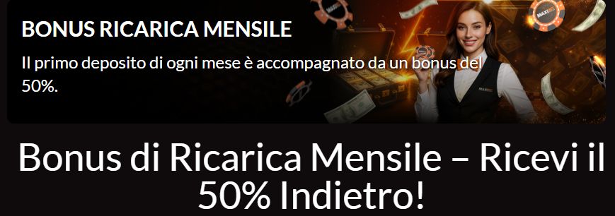 Il poster bonus topup